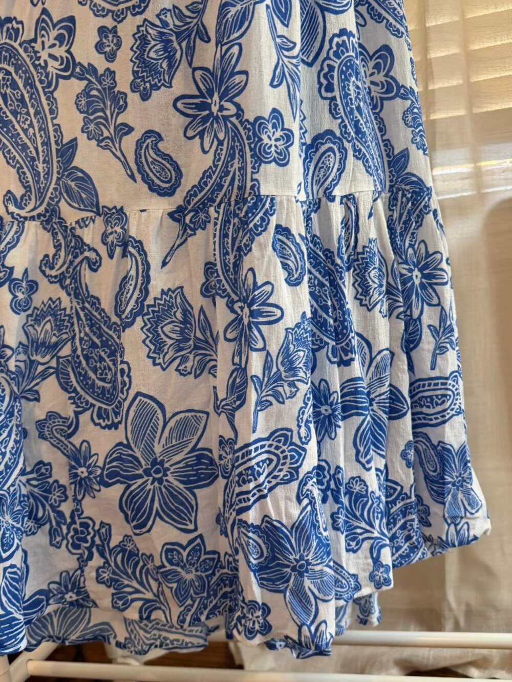 Xirena Lyta Dress in Santorini Blue Paisley | Medium - Picture 9 of 11
